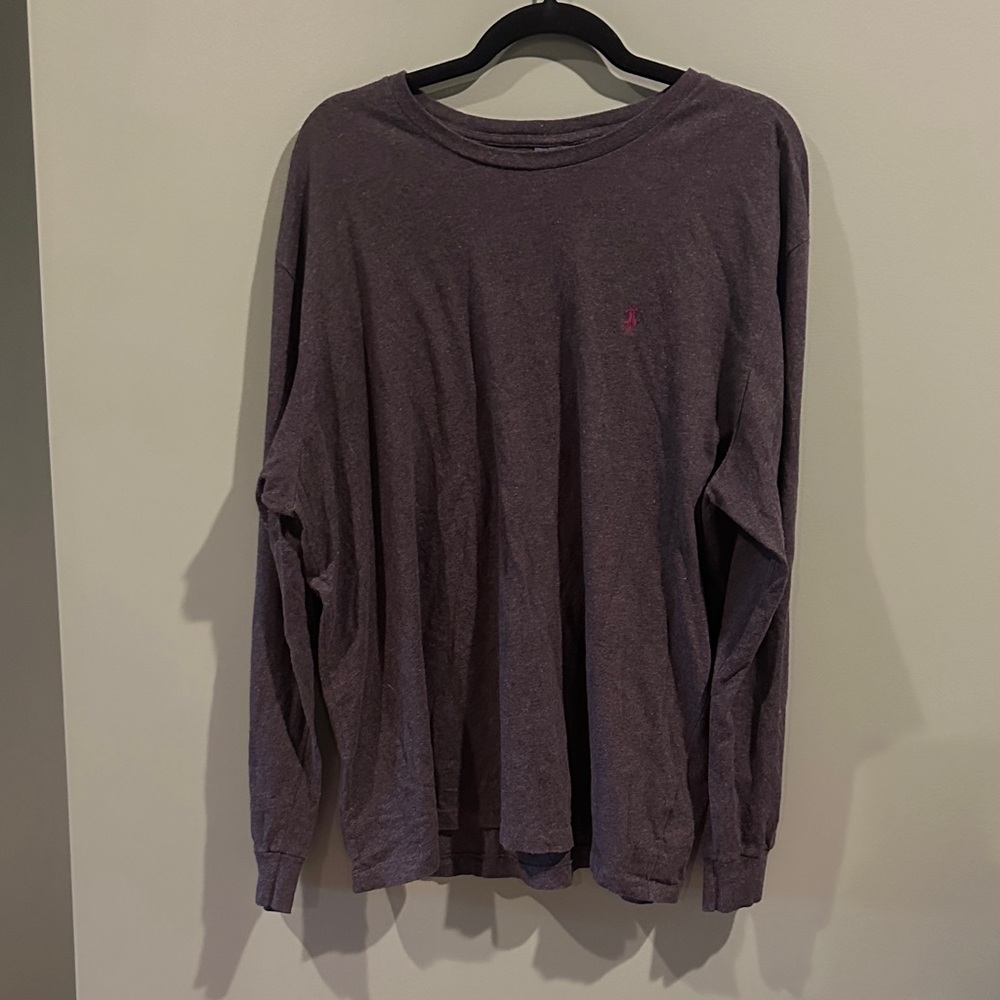 Ralph Lauren Men's Charcoal Long Sleeve Shirt